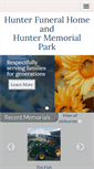 Mobile Screenshot of hunterfuneral.com